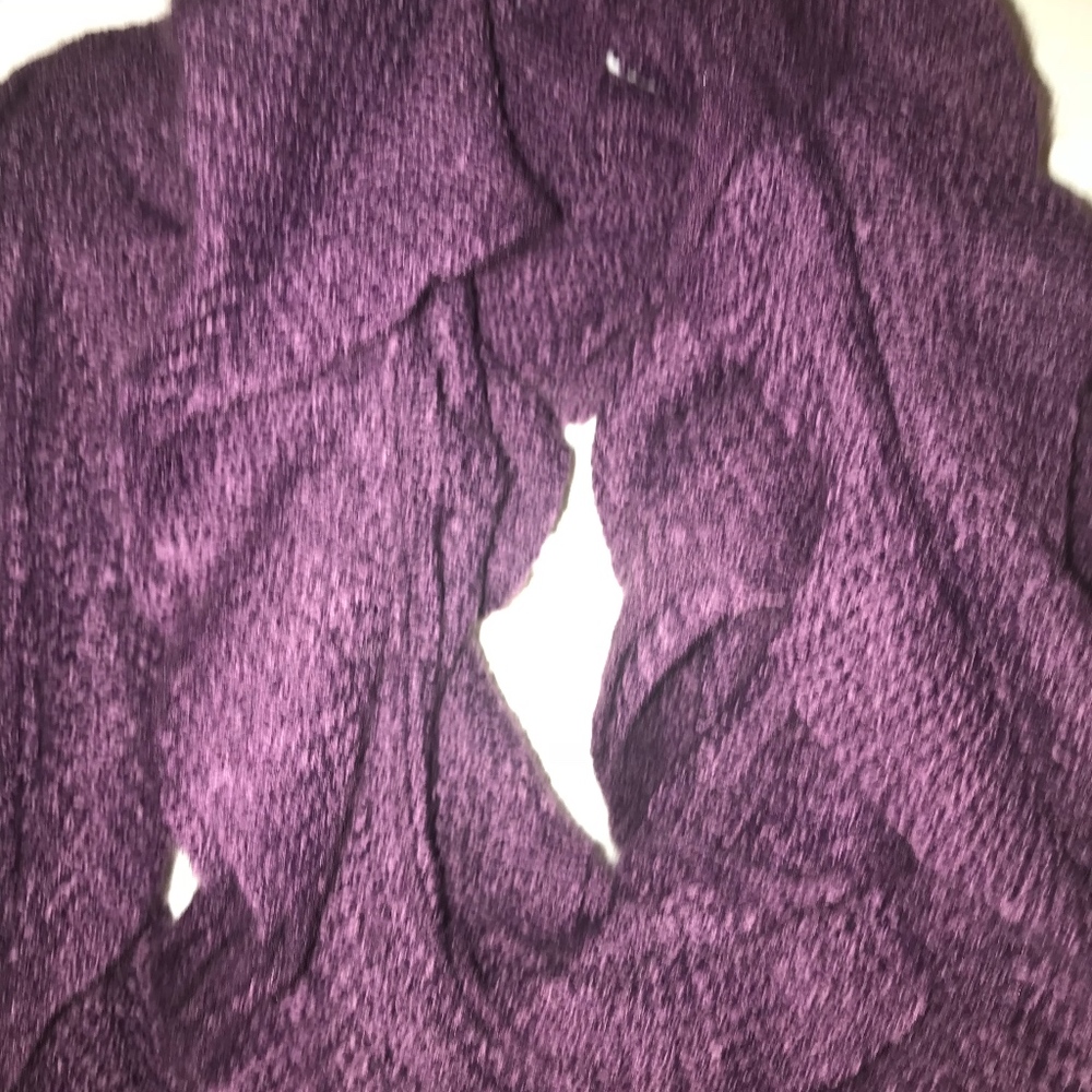 Purple Ruffle Scarf - Picture 3 of 5